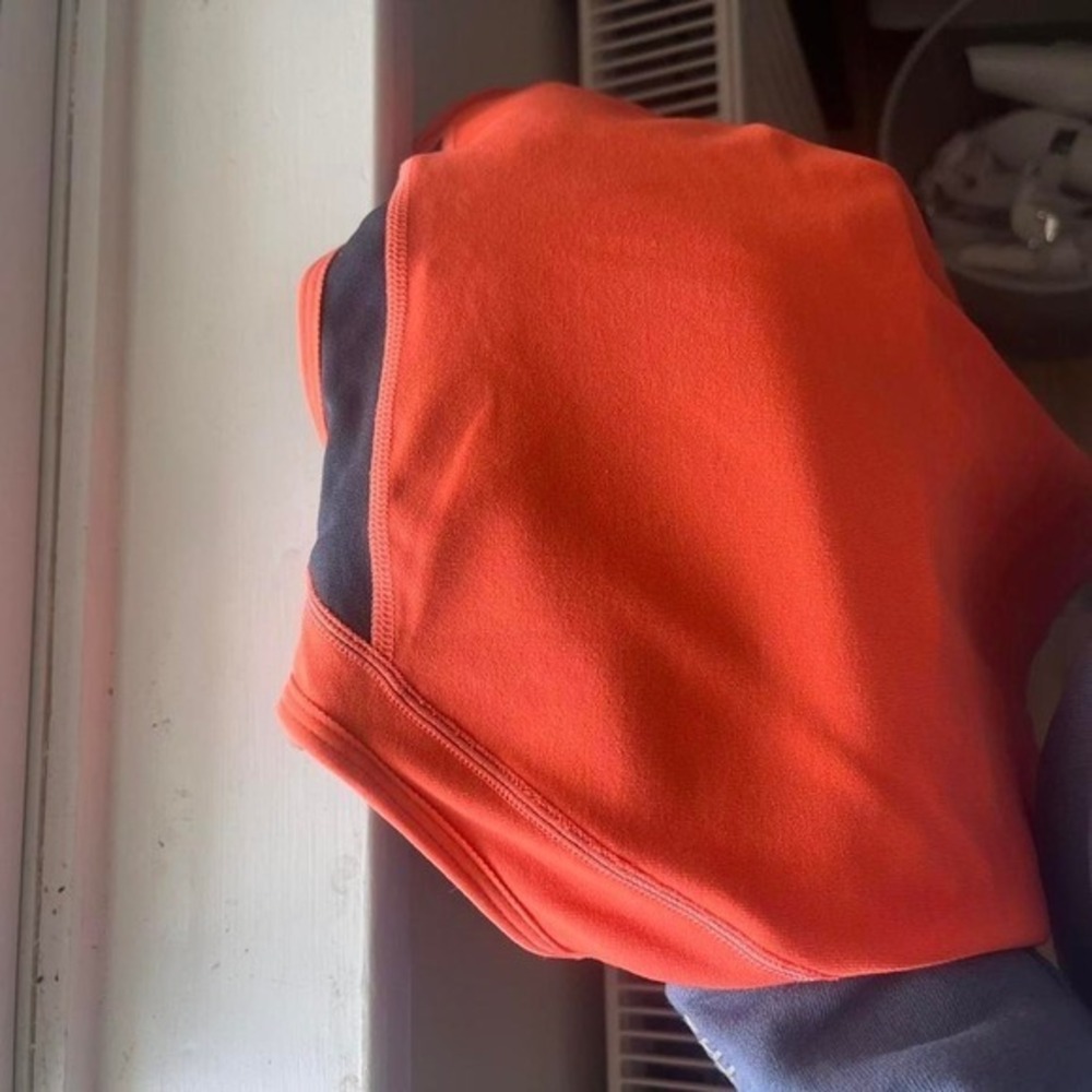 Y2k Nike Racerback Tank Top Womens Sz L Orange Sporty Running Yoga - Picture 8 of 8
